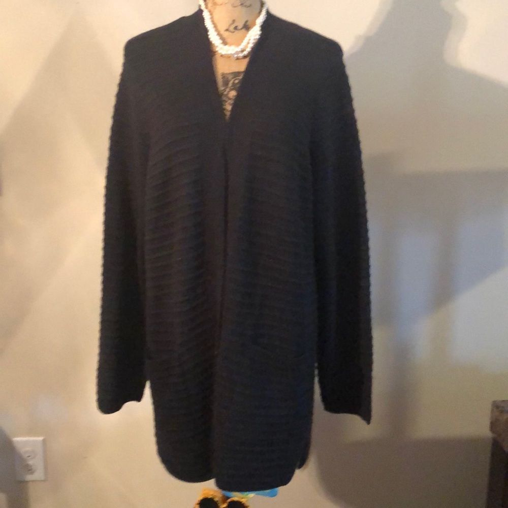 Women’s APT. 9 Open Front Long Cardigan - Picture 2 of 7